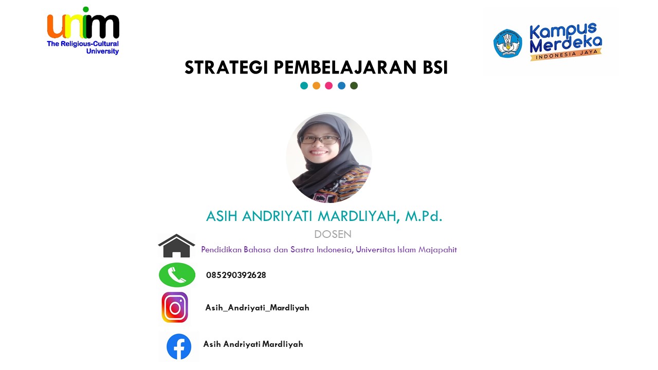 Strategi Pembelajaran Bahasa Indonesia 2324