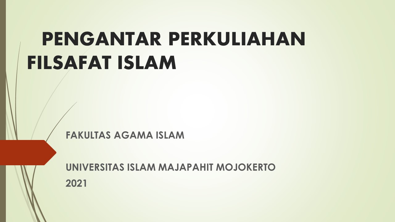 FILSAFAT ISLAM